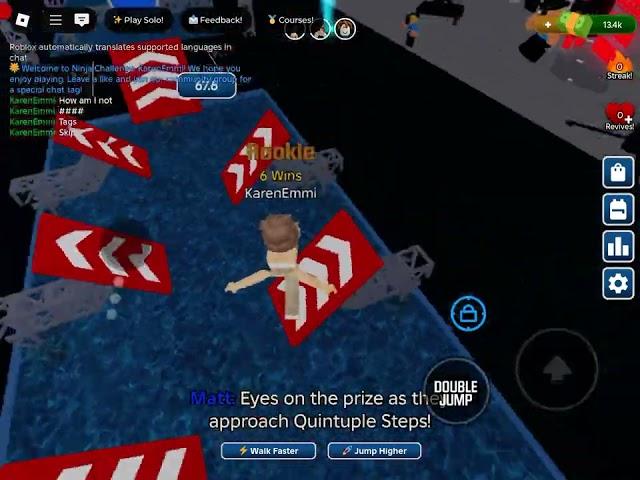 Roblox American  ninja warrior ￼