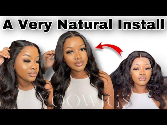 Affordable! Deep Parting 13x6 Lace Frontal Wig Body Wave / Pre-Plucked Bleached Knots / Yoowigs