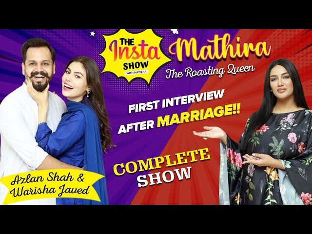 Azlan Shah And Warisha First Interview After Marriage | Mathira Show | Complete Show | BOL