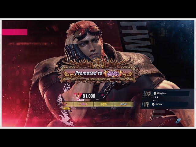 TEKKEN 8 - Hwoarang TEKKEN EMPEROR Rank Achieved