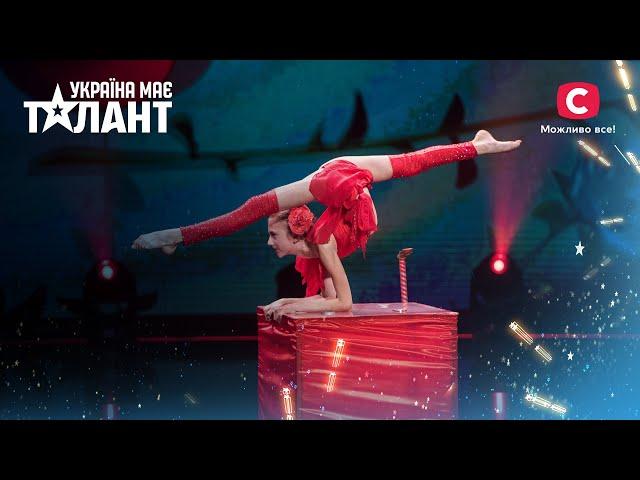 Balance master sets world record during her performance – Ukraine's Got Talent 2021 – Episode 5