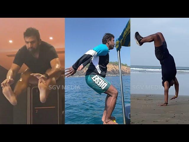 Puneeth Rajkumar Mind Blowing Stunts and Workout Videos | Puneeth Rajkumar Gym Video | Appu Memories