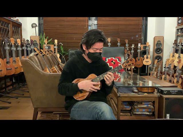 KOU ukulele A model Concert LN demo by Ryo Noguchi