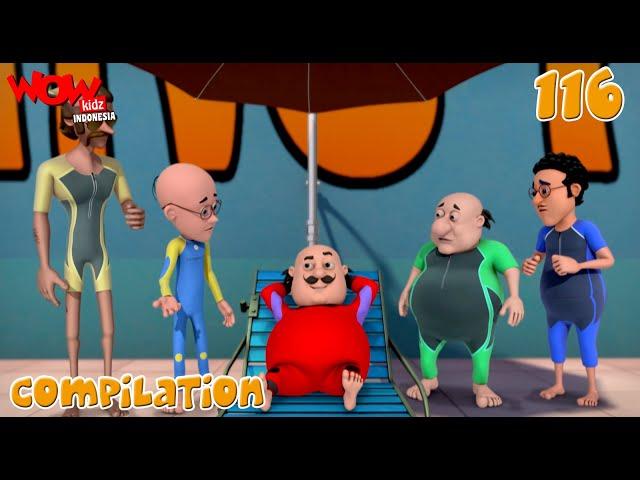 Motu Patlu Bahasa Indonesia | Kompilasi 105 | Cerita Animasi Lucu | WowKidz Indonesia | #spot