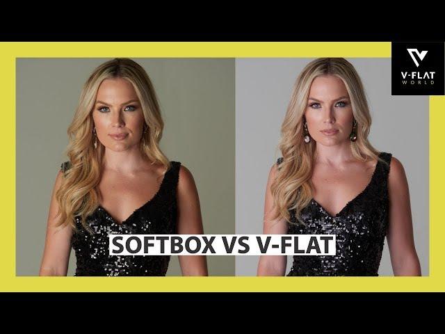 V-Flat VS Softbox comparison - V-Flat World