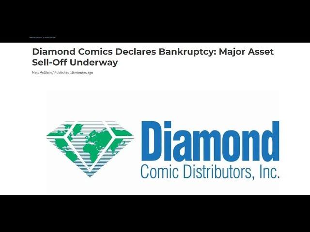 Alliance Game Distributors and Diamond Comics File Bankruptcy