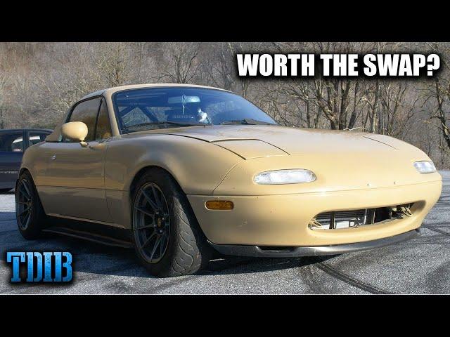 K24 Swapped Mazda Miata Review! Is a K-Swap Really Worth It?