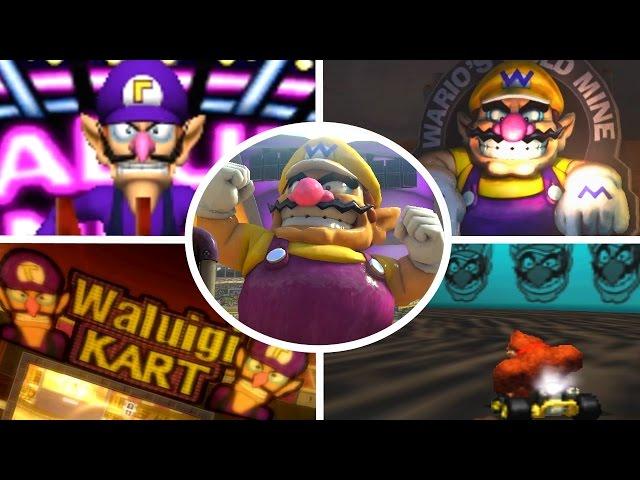 Evolution of Wario & Waluigi Courses in Mario Kart (1992-2017)