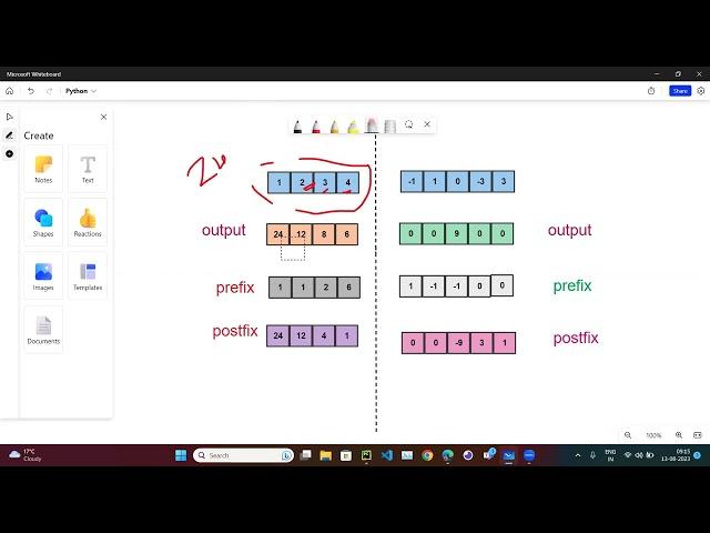 Leetcode # 238. Product of Array Except Self (Python - Three approach)