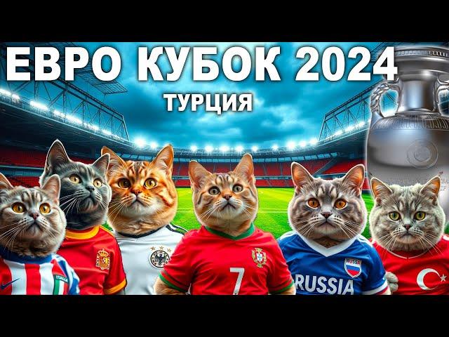 33 КОТЁНКА - АНОНС ЕВРО КУБКА ПО ФУТБОЛУ СРЕДИ КОТОВ КОТЯТ! EURO CATS