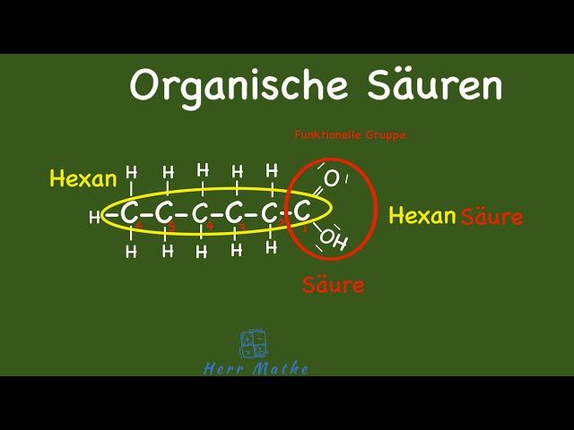 Organische Säuren - Grundlagen