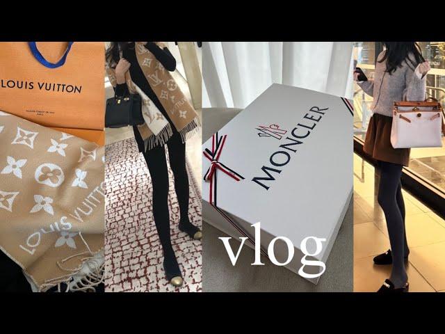 vlog_ 지칠줄 모르는 월동준비하는 일상, 몽클레어 테디 패딩 언박싱, 루이비통 울머플러 구입기, 자라 zara 신상 하울, 디올 코트, 에르메스 파리로퍼, 쇼핑브이로그