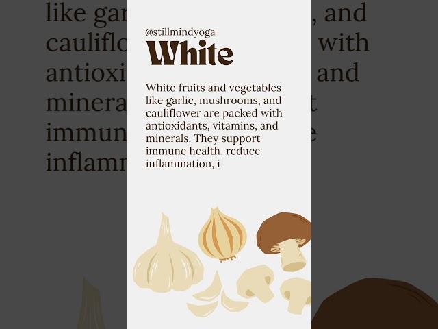 White veggies, big benefits! Boost immunity, heart health, and more.   #shorts