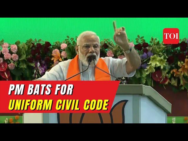 PM Narendra Modi bats for implementation of Uniform Civil Code