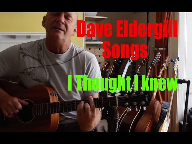 Dave Eldergill performing "I Thought I Knew"