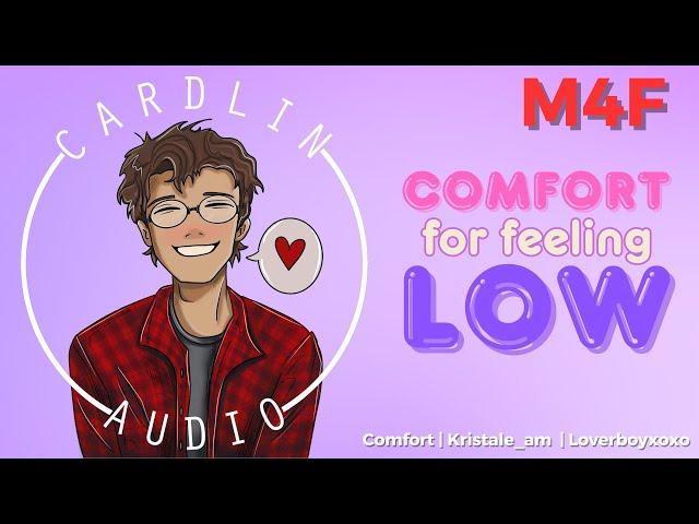 ASMR Roleplay: Comfort for Feeling Low [M4F] [Gentle speaking] [Light humming] [Rain sounds]