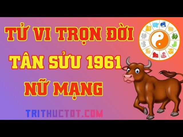  Tử Vi Trọn Đời Tuổi Tân Sửu 1961 Nữ Mạng