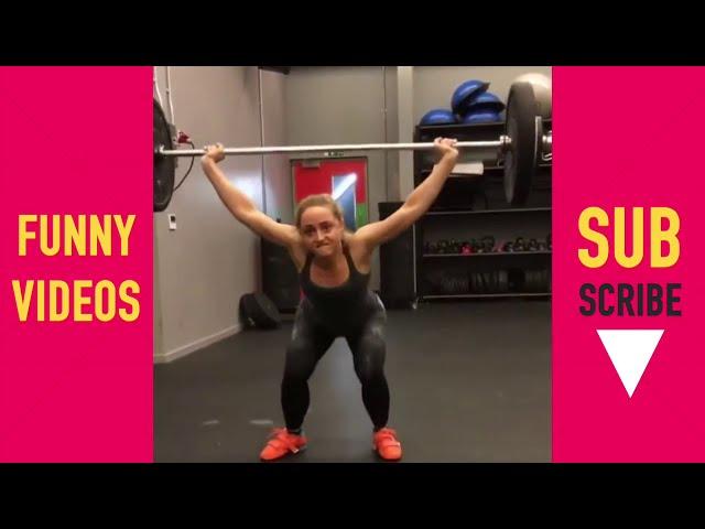 Funny Girls Workout Fails at GYM [2020] People Are Crazy hot girl backflip at the end of the video