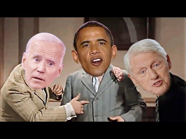 The THREE STOOGES with Biden, Barack and Bill "Disorder in the COURT" (Try Not To Laugh)