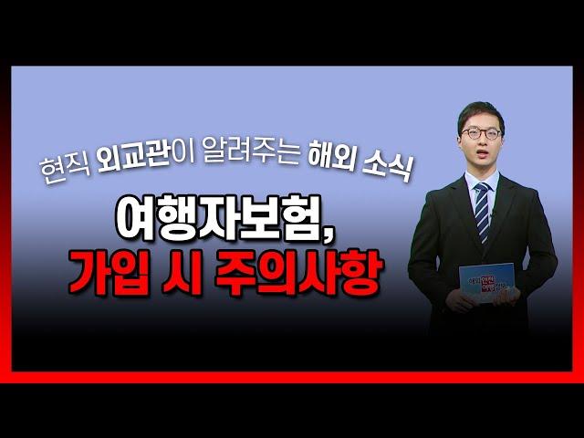 해외여행 전 비자 확인…여행자보험 가입 주의사항은? [해외안전여행정보] / YTN korean