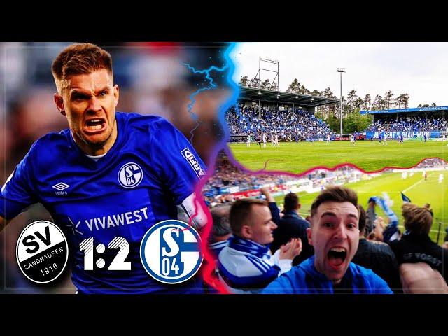 SANDHAUSEN vs SCHALKE 1:2 Stadion Vlog  10.000 Schalker eskalieren komplett! Wahnsinns-Sieg!