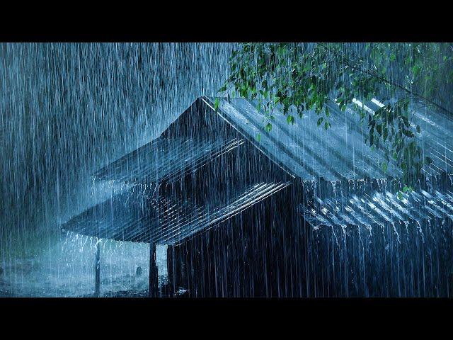 Put YOU to Sleep Instantly with Heavy Rain on Metal Roof & Thunder Sounds | Relaxing White Noise