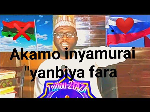 Tofa Malam yace akamo inyamurai "yanbiya fara ko asaki masu daga tutar Tasha.