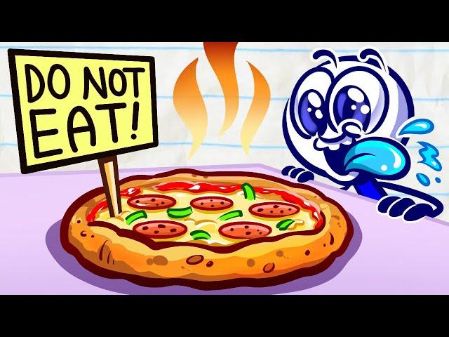 "Pizza Party of One" | Pencilmation Cartoons!