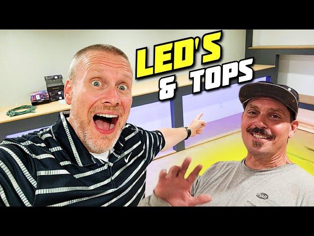 LED INSTALL! Batcave "BAT BUNKER" Collection Room Construction Progress Update!