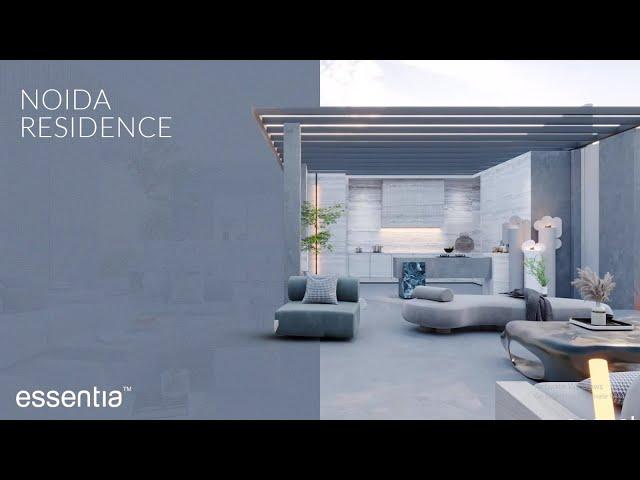 Noida Residence : architectural finesse meets timeless elegance by Essentia Environments