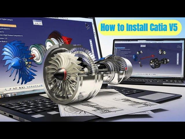 How to easily Install CATIA V5R21 Step by Step: #Catia #Installation Tutorial || 2024