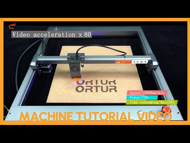 OLM3 — Comparison of power engraving at different speeds by Ortur Laser Master 3