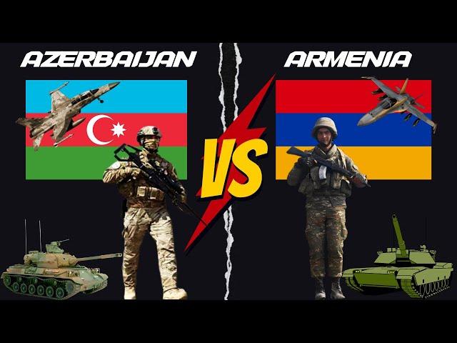 Azerbaijan vs Armenia Military Power Comparison 2024 | Zobaly