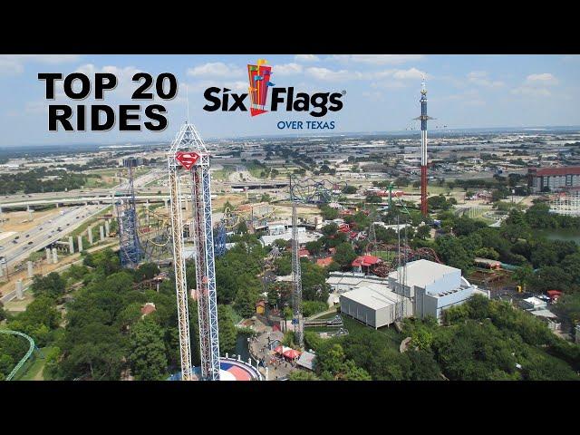 Top 20 Rides at Six Flags Over Texas