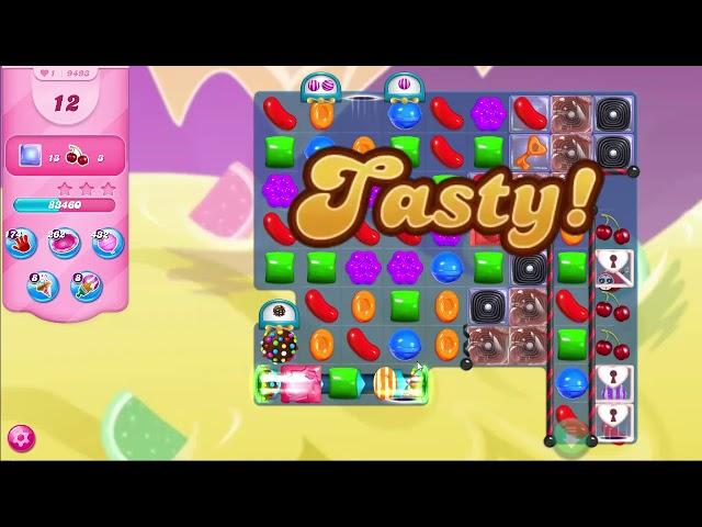 Candy Crush Saga Level 9493 NO BOOSTERS