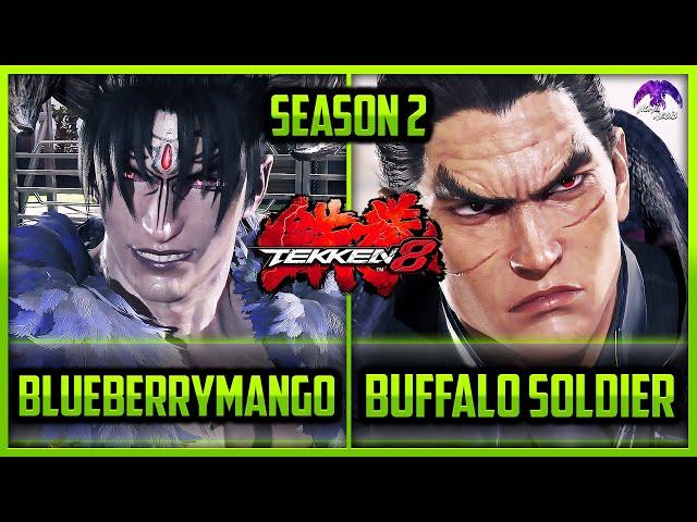 T8 Season 2 ▰ Buffalo Soldier (Kazuya) VS BlueBerryMango (Devil Jin) !【Tekken 8 HIGH LEVEL GAMEPLAY】