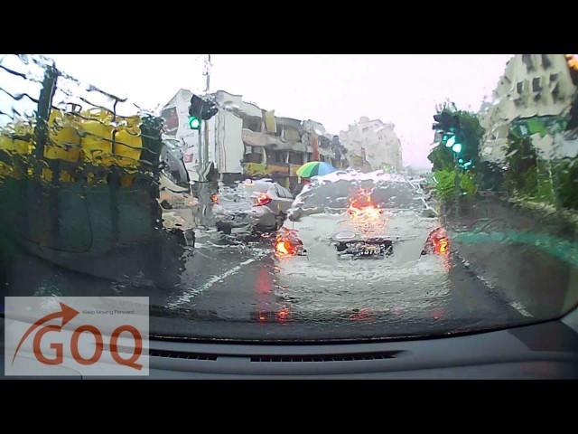 GOQ SJ7000 1080P Budget Action Camera - Rainy Day Test