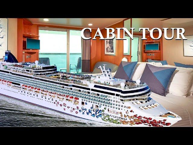 Norwegian Gem Cruise Ship Tour and Balcony Cabin Room Tour | Mediterranean Cruise on the NCL Gem