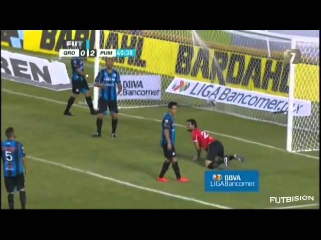 Querétaro vs Pumas 1-3 Jornada 1 Apertura 2014 Liga Bancomer MX - Goles