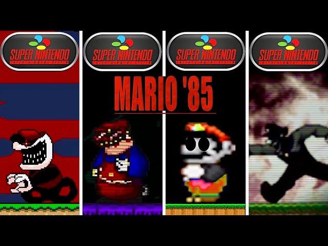 Mario '85 PC Ports SNES Versions Comparison - 4K