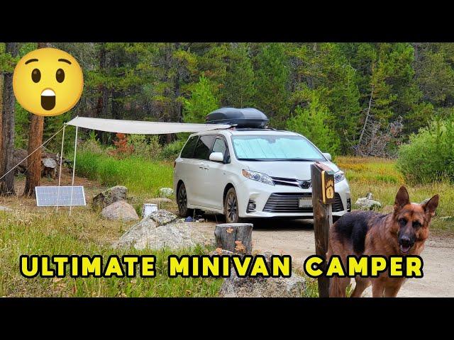 Minivan Camper Tour - After 73,000 Miles and Final Upgrade