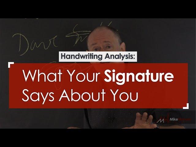 Handwriting Analysis: What Your Signature Says About You