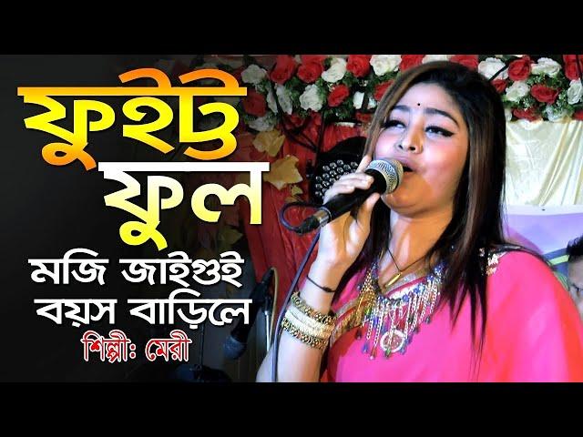 ফুইট্টা ফুল মজি যা গই বয়স বারিলে - কি লাভ অইবো বিয়া ঘরি মজা নপাইলে | শিল্পী মেরী | CTG Music Stidio