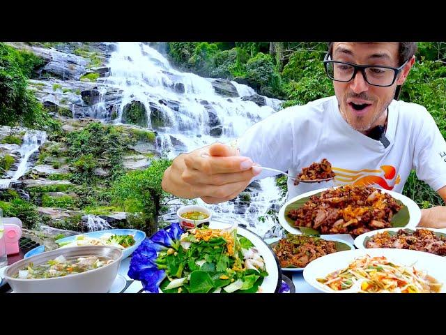 UNSEEN Thailand  World’s TASTIEST Waterfall!! Laap Plaa in Chiang Mai