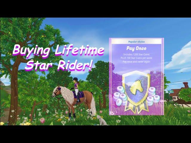 Buying Lifetime Star Rider!