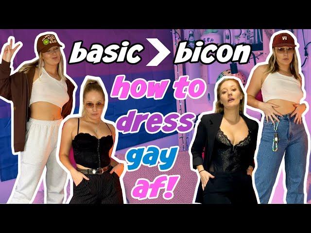 LGBT FASHION TIPS (how to look gay!)