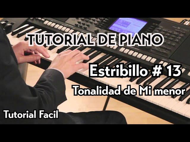 Estribillo #13 Tutorial de piano