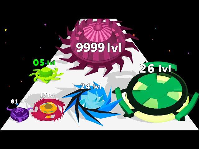 SPINNER MERGE: RUNNER RAMPAGE - Math Spinner Games (Level Up Spinner, Max Level)