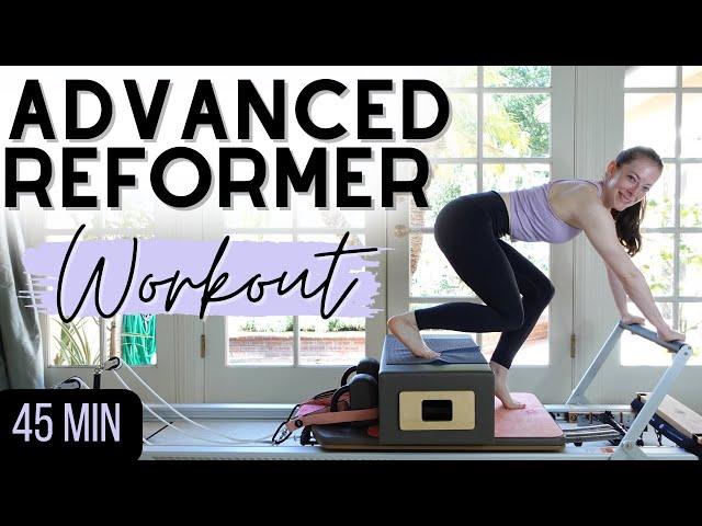 Short BOX Pilates Reformer Workout | Int / ADVANCED Total Body Flow | 45 Min