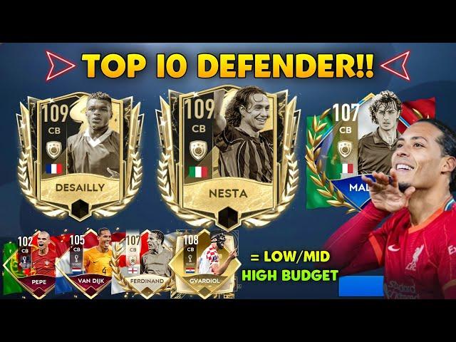 TOP 10!! BEST CB IN FIFA MOBILE 22 | BEST DEFENDER FOR EVERY BUDGET IN FIFA MOBILE 23